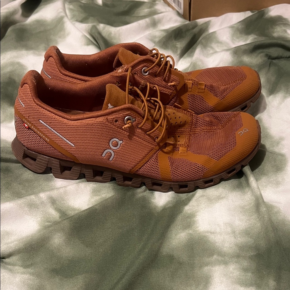 On Running Women Orange Trail Shoes